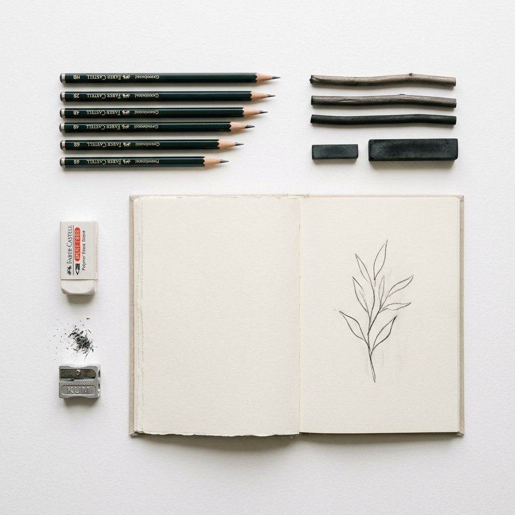 Premium art supplies sketchbook